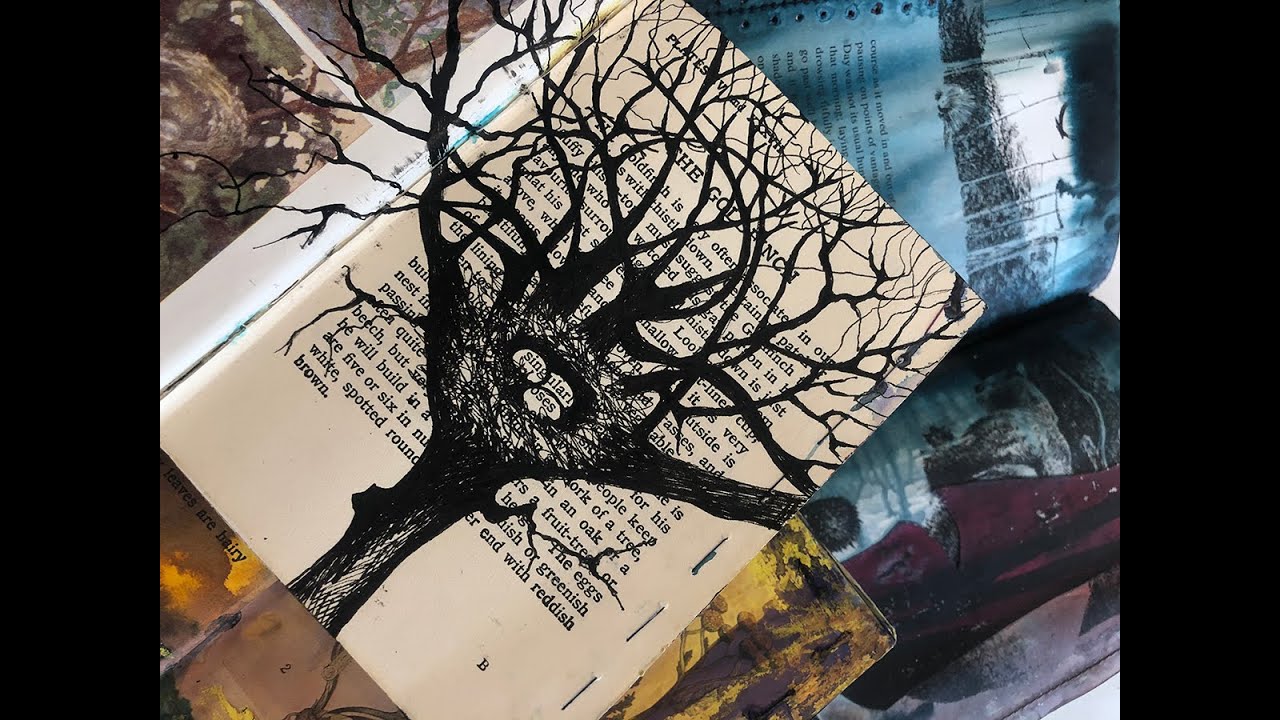 Altered Book: NestsAndEggs