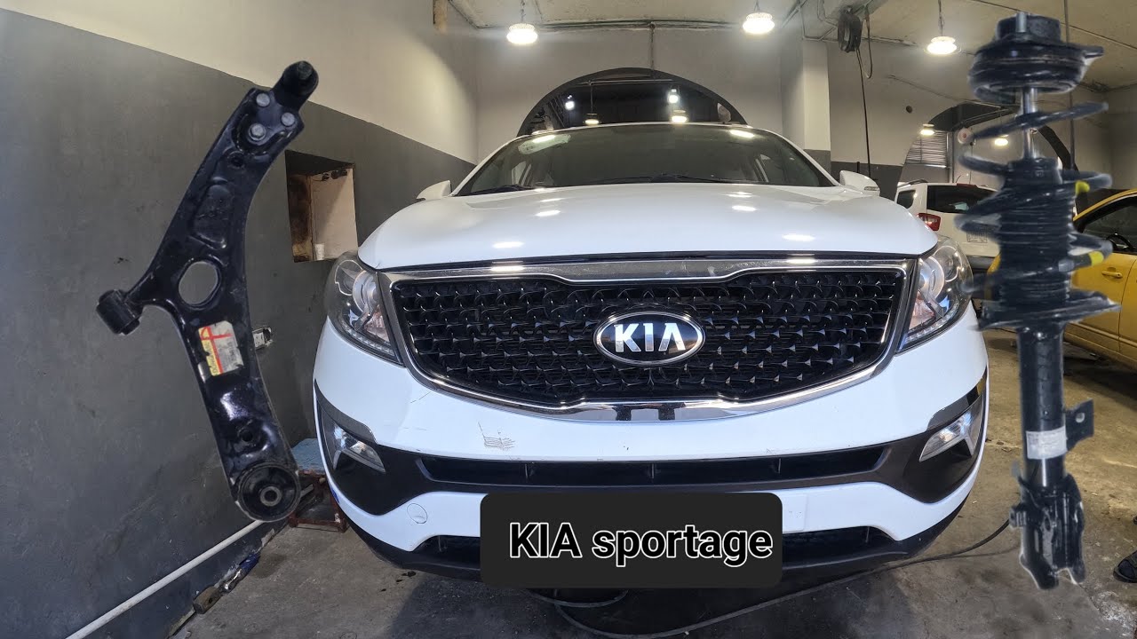 Shock absorber and control arm replacement kia sportage 2016 #suspensionsystem #kia #sportage