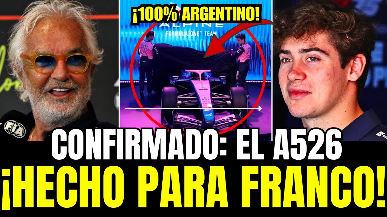 BRIATORE Se la Juega por COLAPINTO: el A526 hecho para el | ALPINE F1
