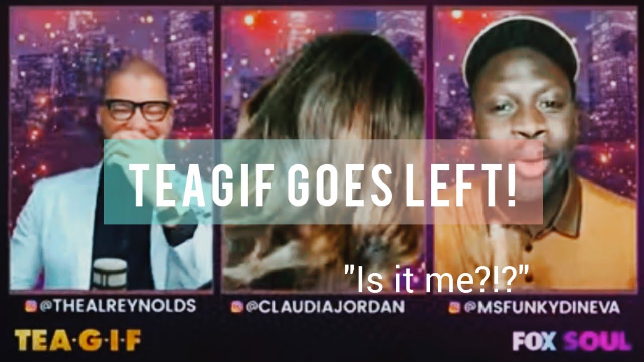 #teagif goes left!!! Talks Chance the Rapper and wife! 😅