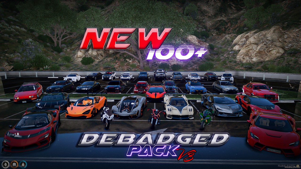 [FiveM] 100+ Premium Debadged Car Pack V3 | Custom Engine Sounds