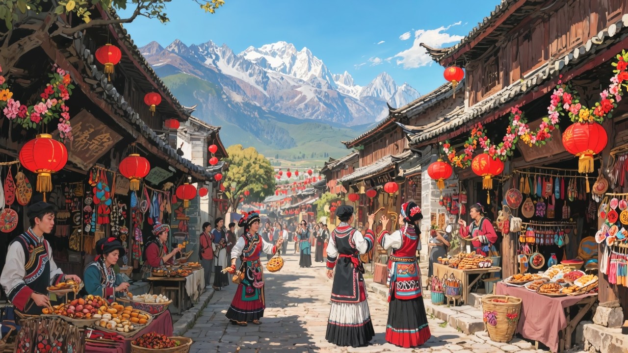 Лицзян, Юньнань🇨🇳 Это самый красивый древний город в мире? (4K UHD)