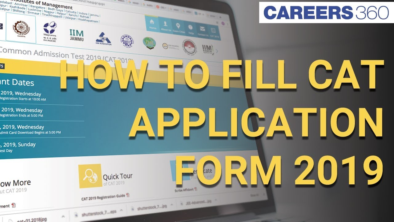 How to fill CAT Application Form 2019