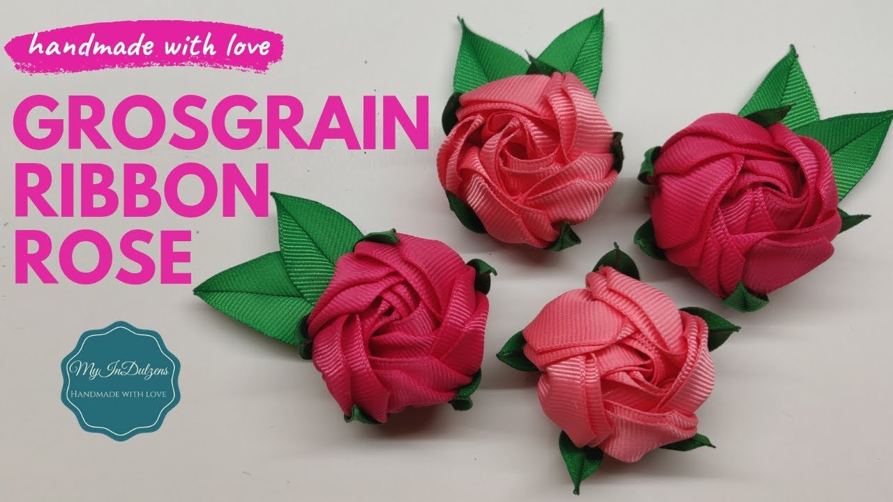 DIY. Grosgrain Ribbon Rose | MyInDulzens
