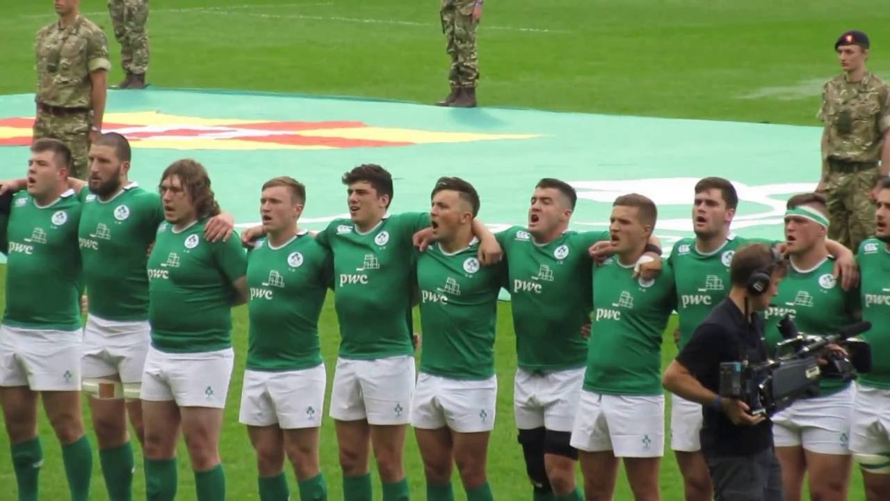 Under 20s Rugby World Cup Final-Irish National Anthem