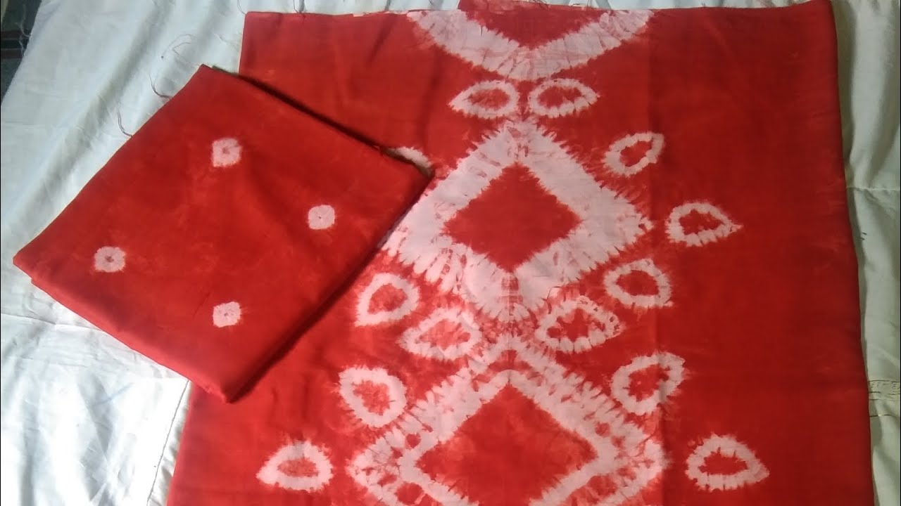 সালফার পদ্ধতিতে বাটিক/টাইডাই/salfar poddotite batik/salfer read color