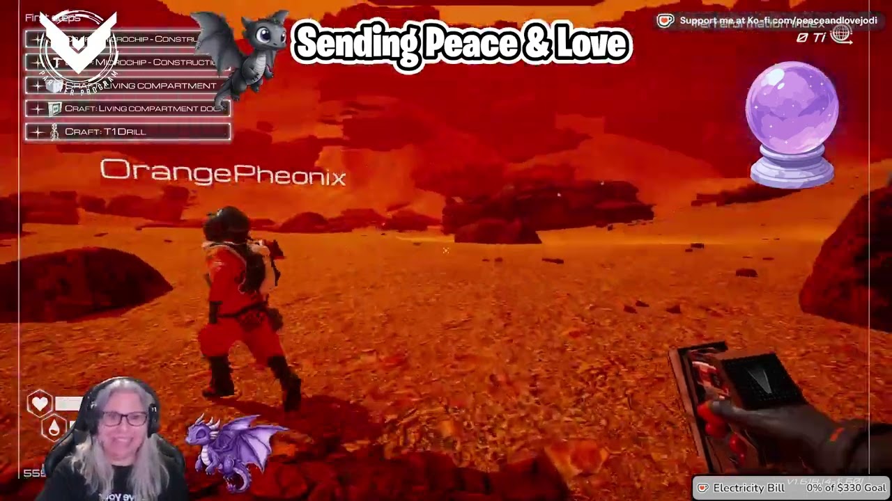 Trying Planet Crafter with @cmdrorangepheonix !love !hug !kofi | #peaceandlovejodi on #Twitch