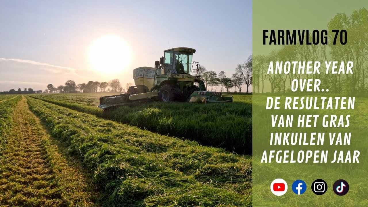 Farmvlog 70: Another year over! Wat is het resultaat van het gras inkuilen?