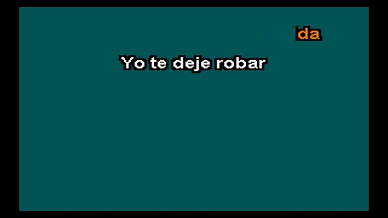 Victima o ladrón   Karaoke María Medina