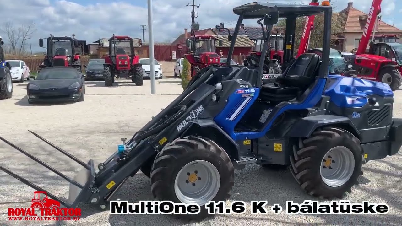 MultiOne 11.6 K + bálatüske munka közben.