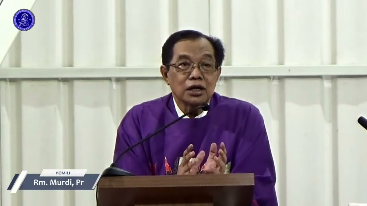 Bacaan Injil & Homili Romo Murdi | Misa Harian Rabu, 25 Februari 2026