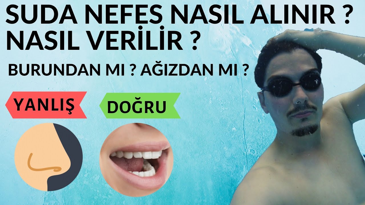 SUDA NEFES NASIL ALINIR ? NASIL VERİLİR ? BURUNDAN MI ? AĞIZDAN MI ? #yüzmehocam