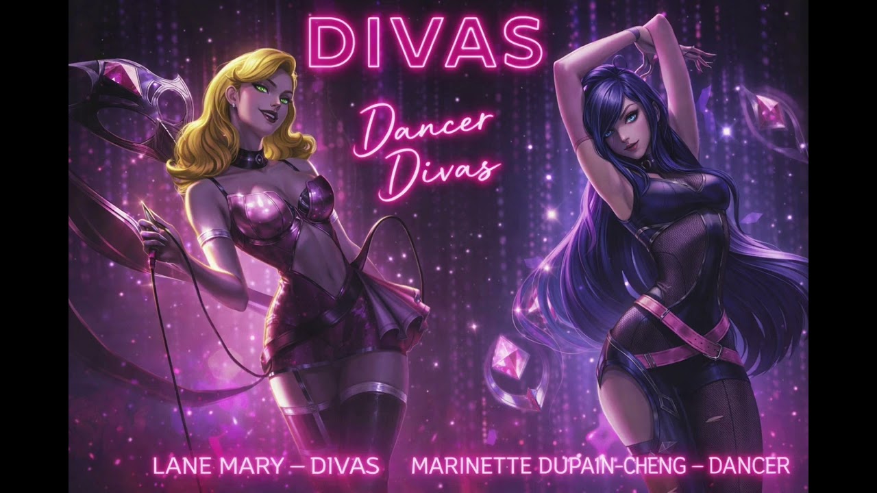 Dancer divas - Marinette Dupain-cheng and Lane Mary (Ivix Club for K/DA)