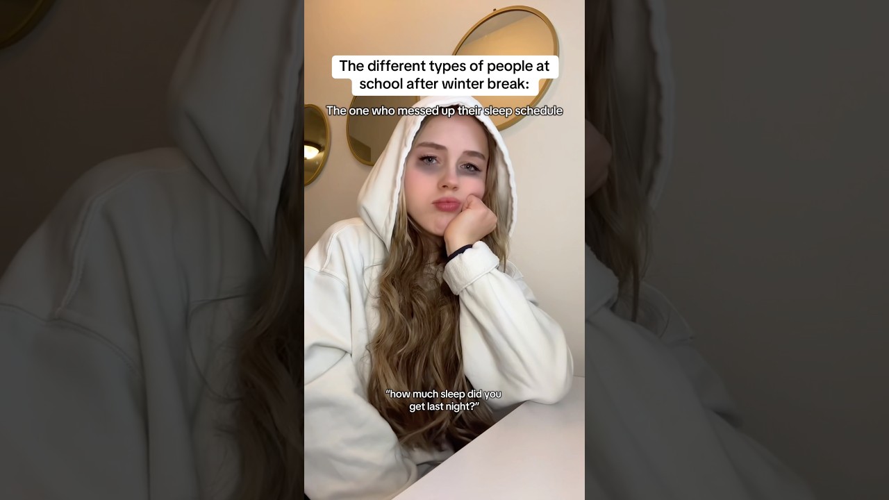 POV: The different types of people at school after winter break #comedy #relatable #pov #skit