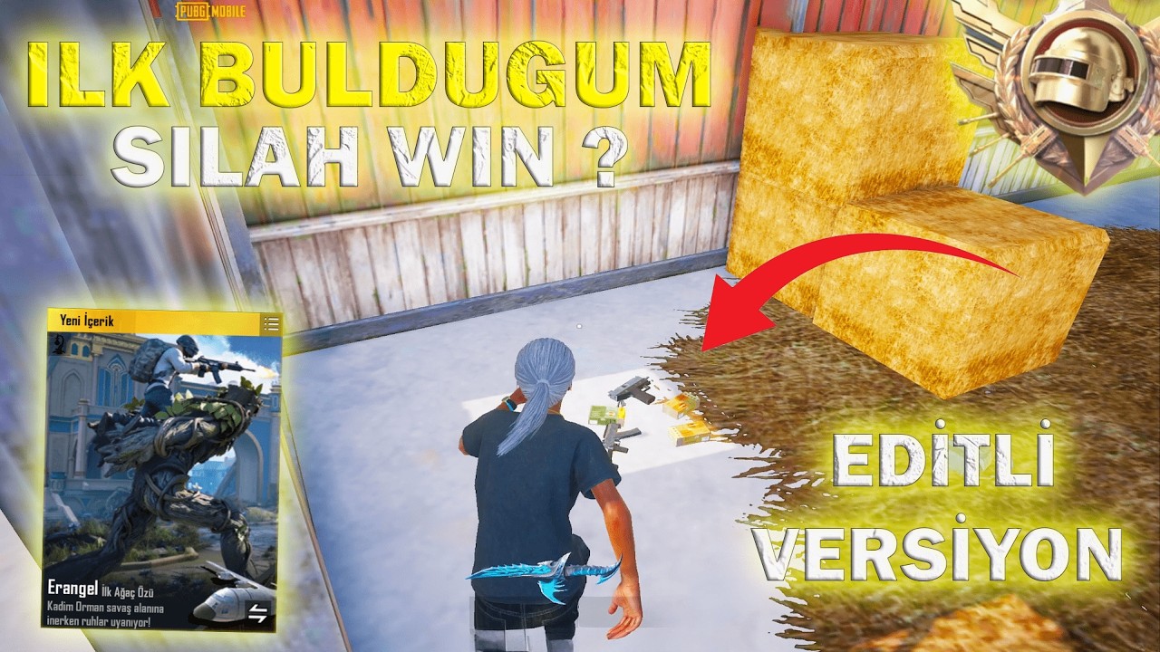 ULTRA HD 120 FPS 😎 ЧЕЛЛЕНДЖ НА ПОБЕДУ С ПЕРВЫМ НАЙДЕННЫМ ОРУЖИЕМ! (EDIT ВЕРСИЯ) 🤣 PUBG MOBILE