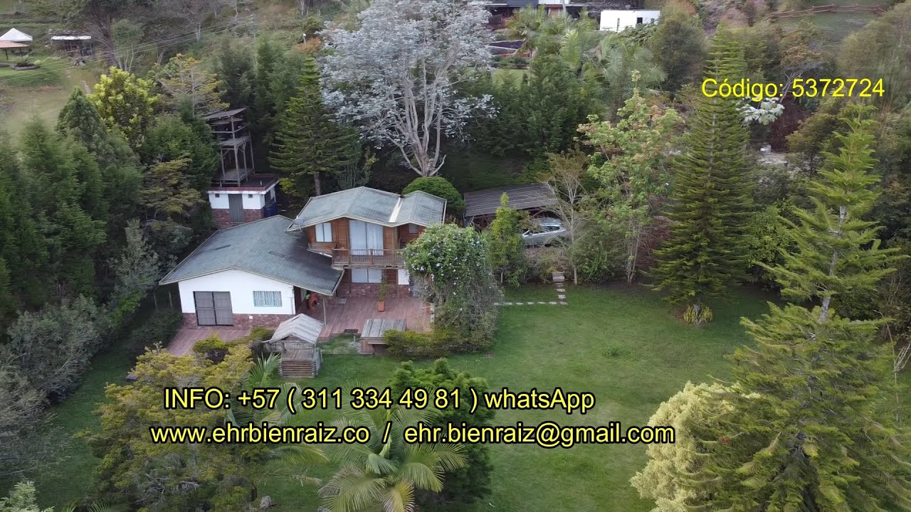 Se Vende Finca Campestre en Guarne 🏡 Naturaleza, Jacuzzi, Turco y Lago | Inversión Segura
