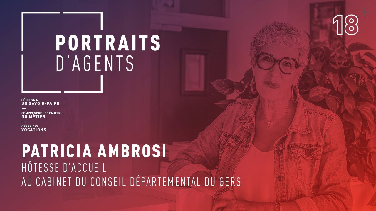 PORTRAIT -  Patricia Ambrosi, hôtesse d’accueil au cabinet du Conseil départemental du Gers