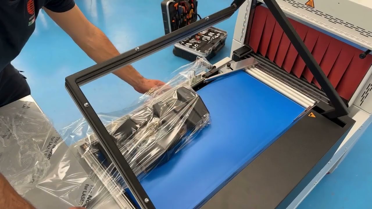 Minipack International Semi Automatic Shrink Wrapping Machine- Media Small Parts