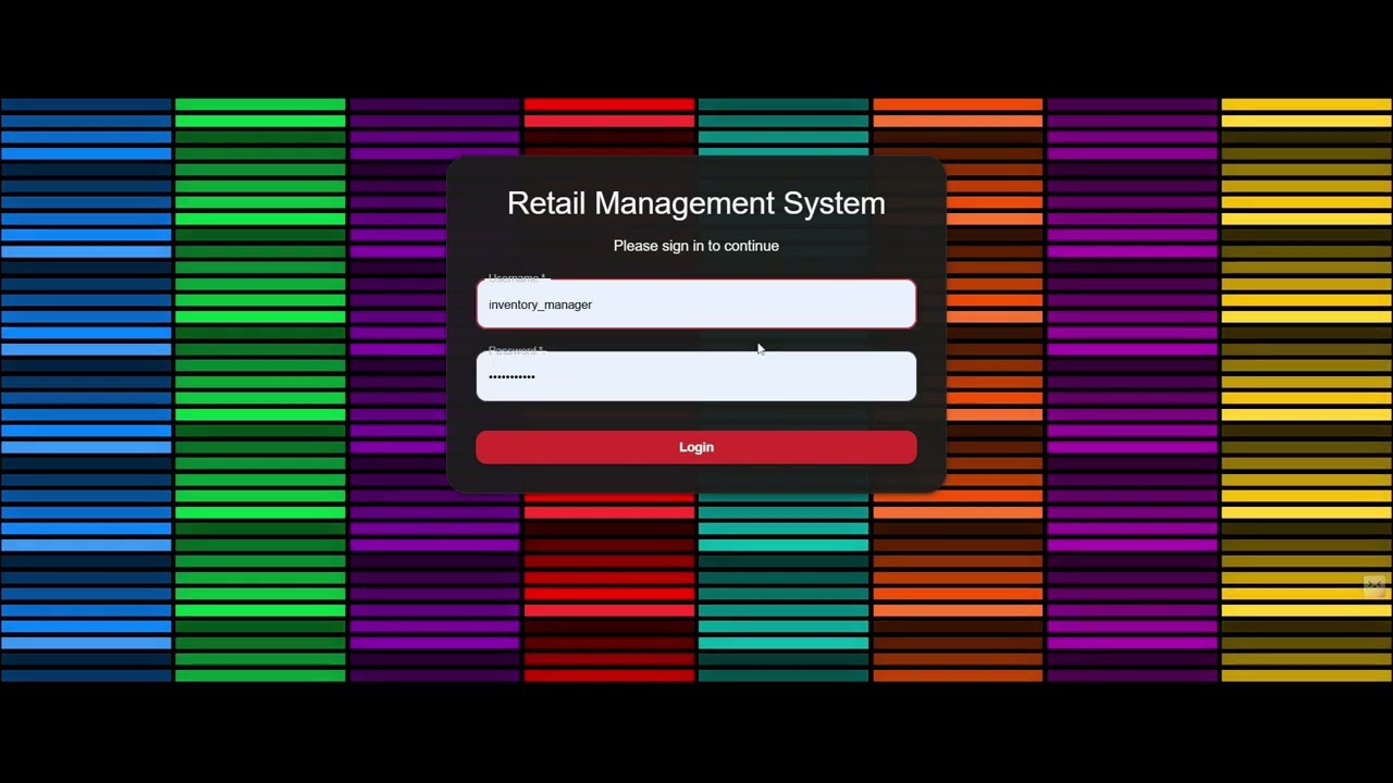 Retail Management System Demo | Smart Inventory, Sales & Forecasting Dashboard