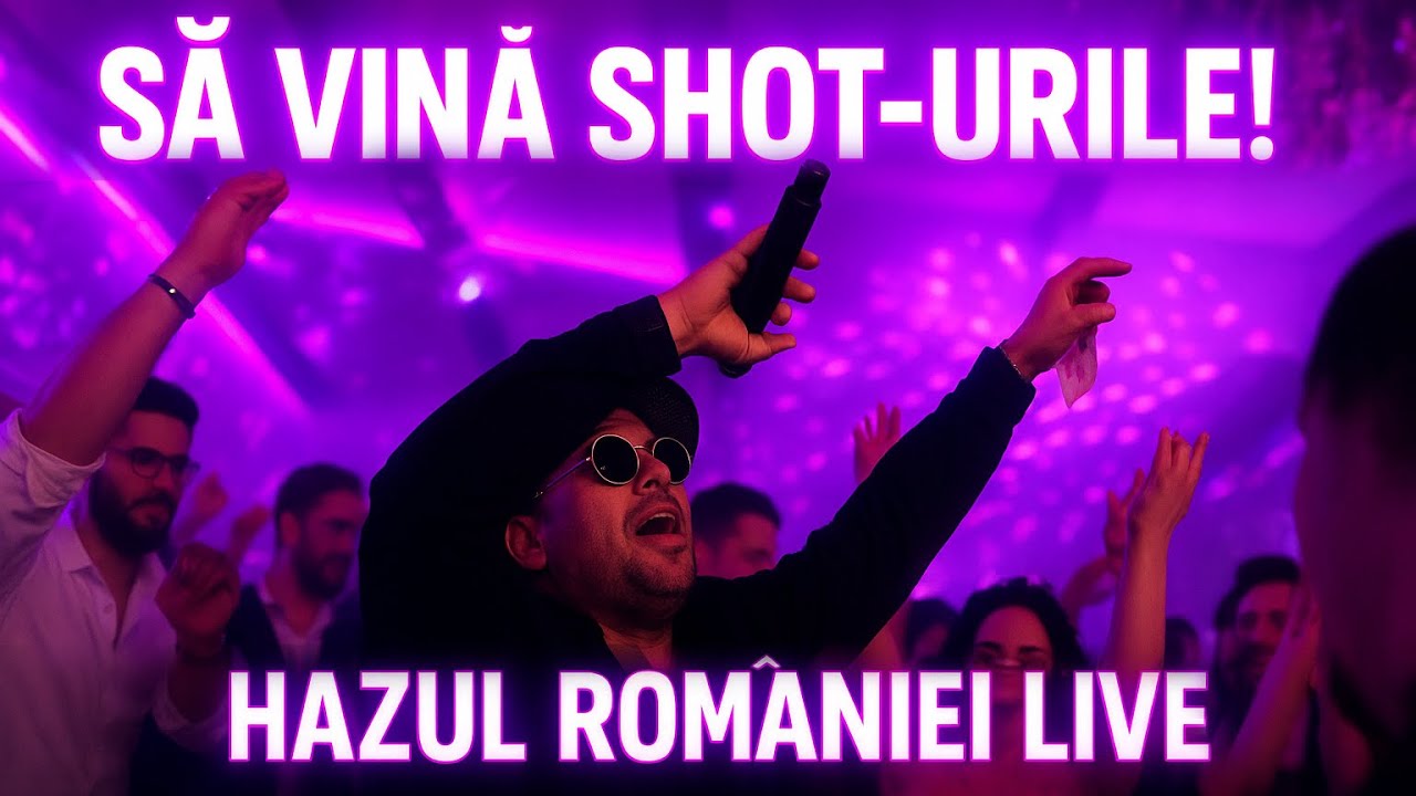 Hazul Romaniei - Sa vina shot-urile #liveperformance  **HIT** 2025