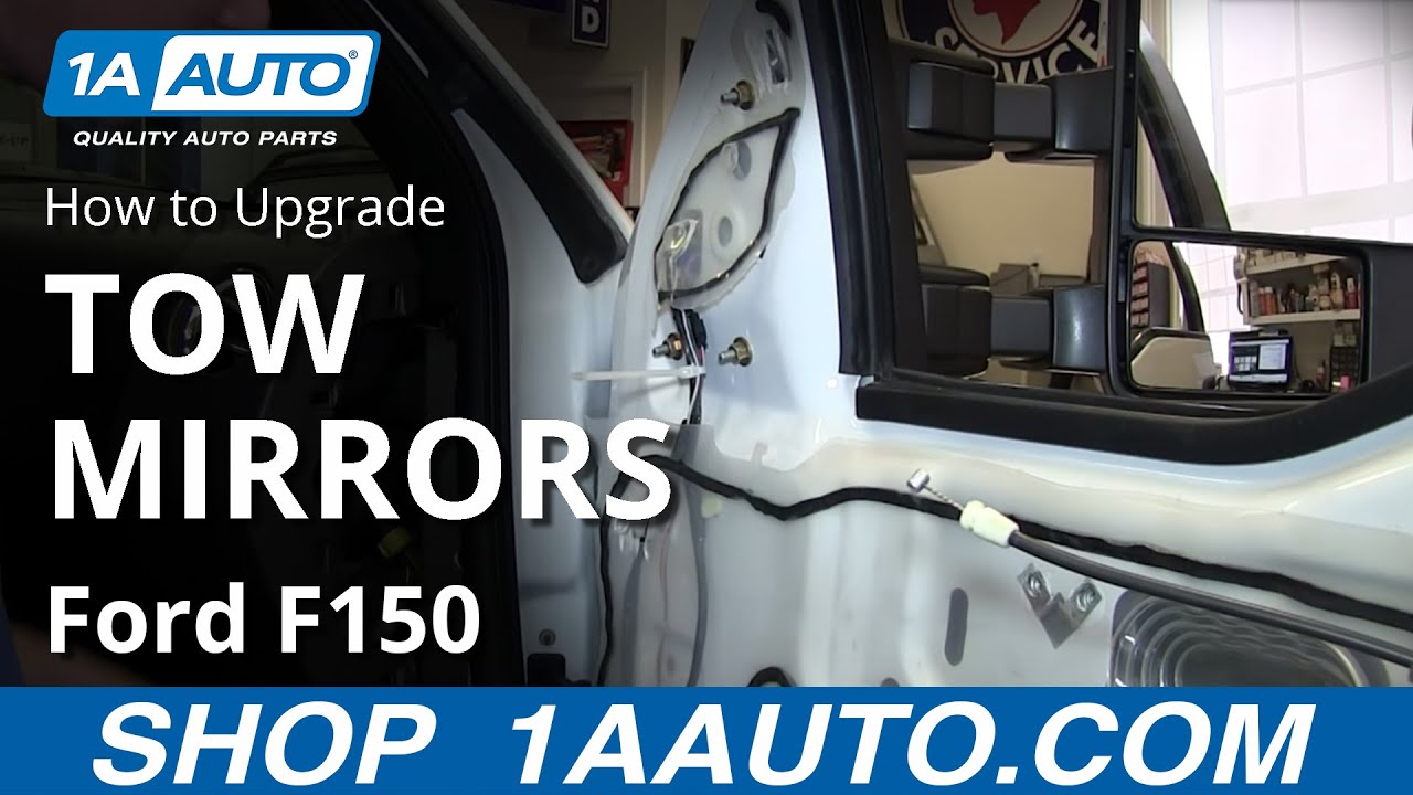 Как обновить зеркала для буксировки Ford F-150 04-08