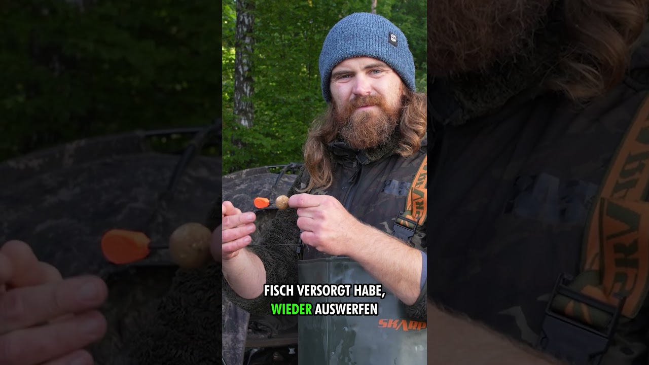 Wenn es bei&szlig;t, muss man schnell sein - Mark D&ouml;rners L&ouml;sung sind verschiedene Setups!🎣 #carpfishing