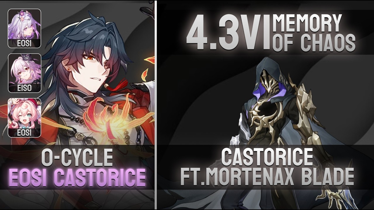E0S1 Mortenax Blade x EOS1 Castorice + Builds in The End | 4.3 MoC Flame Reaver 0-Cycle