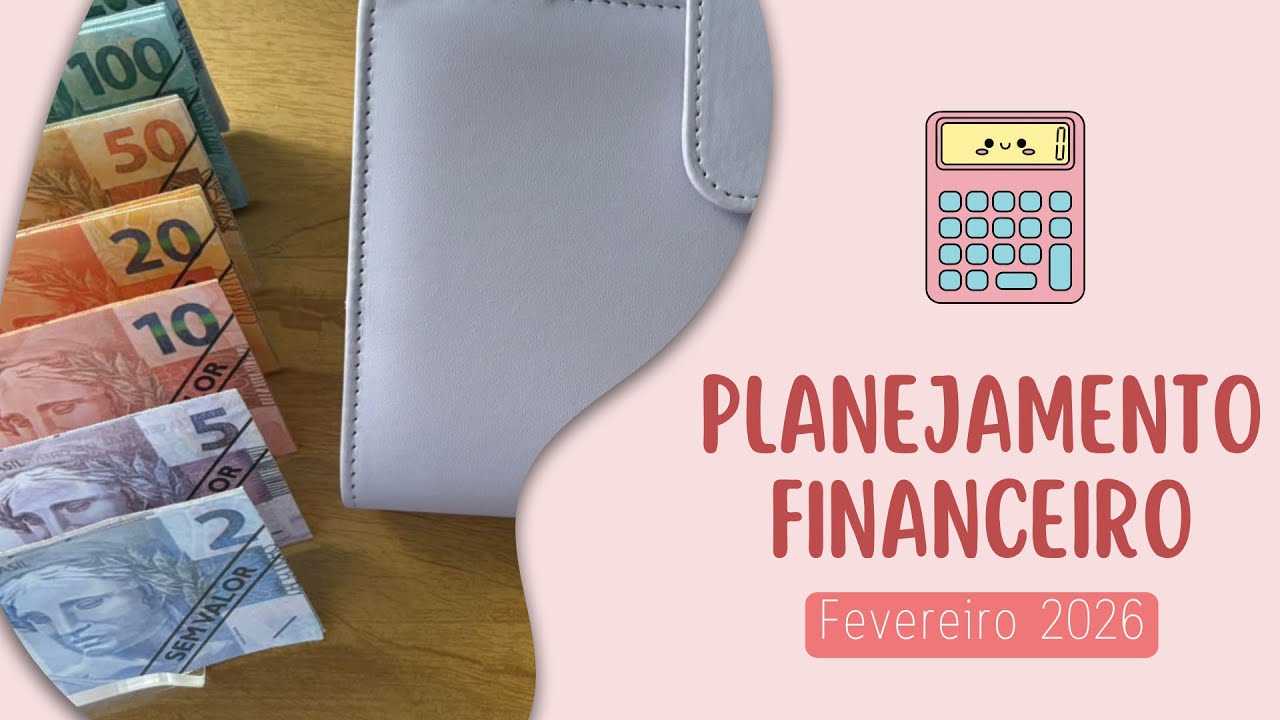 Planejamento financeiro Fevereiro | Cash Stuffing | Volteei pro canal💖