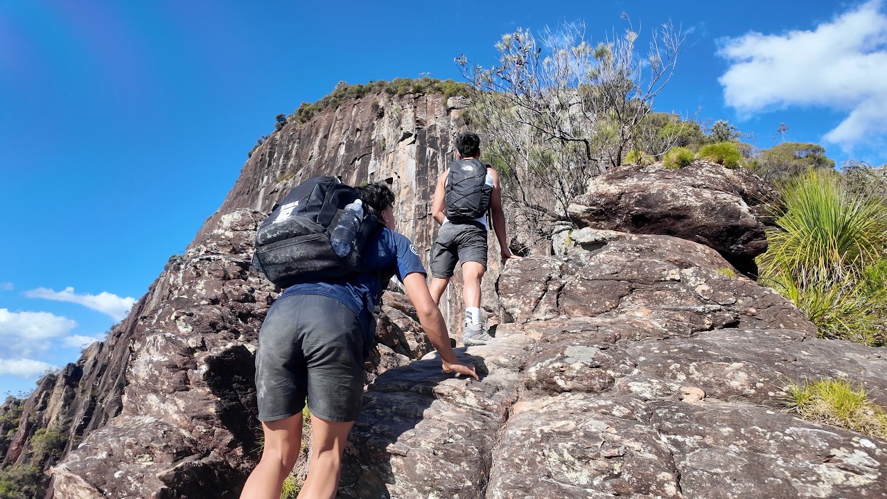 Hiking and Rock Scrambling Queenslands Best Mountain | Mt Beerwah