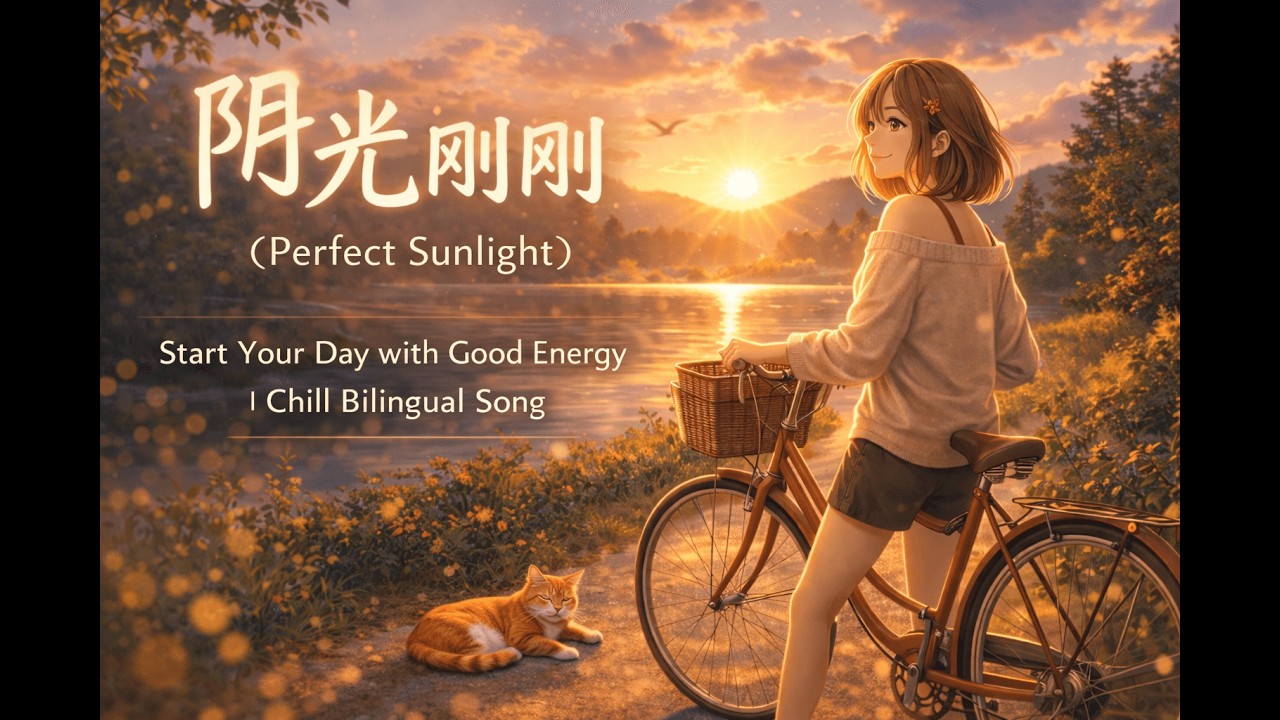 Perfect Sunlight (阳光刚刚好) 🌤 Start Your Day with Good Energy | Chill Bilingual Song