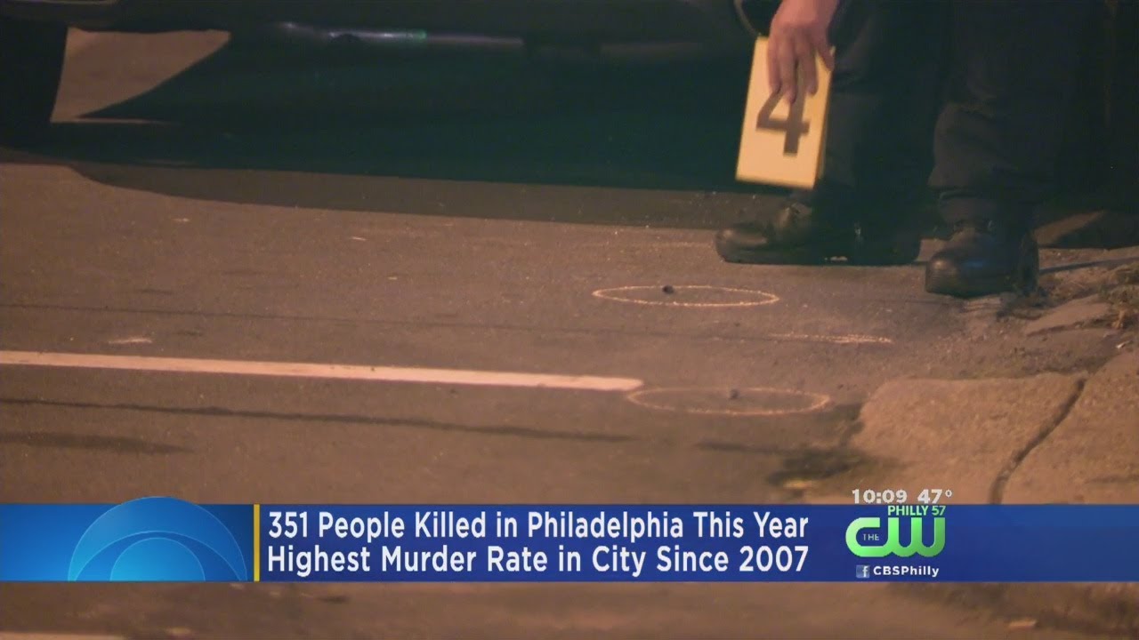 351 Murders In Philadelphia in 2018