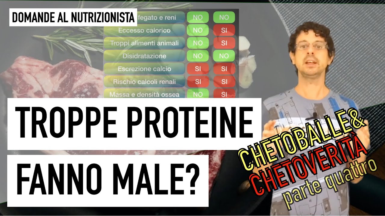 Troppe proteine fanno male?