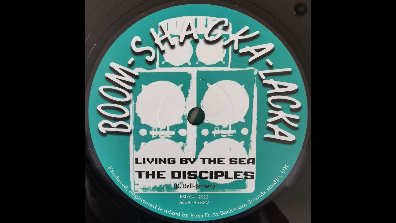 BOOM-SHACKA-LACKA 10″ VINYL RECORD “LIVING BY THE SEA / ROCHSTONE DUB”
