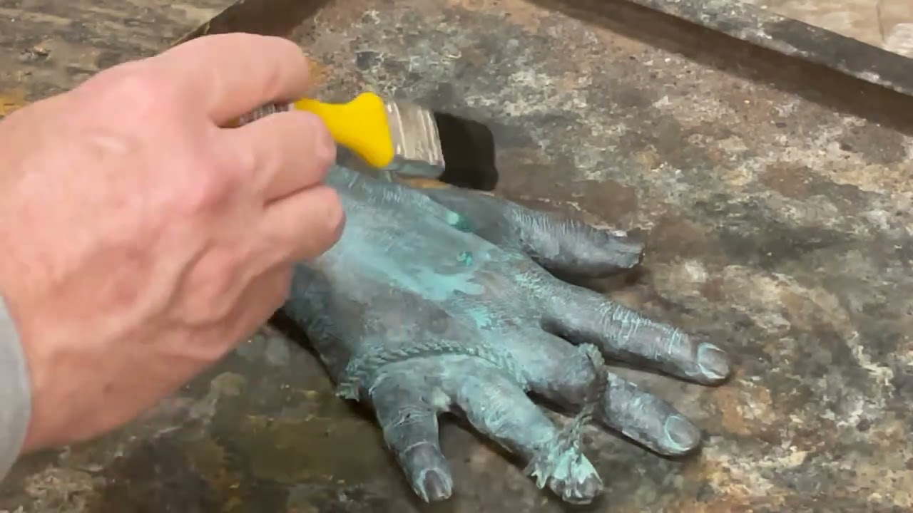 Green/blue Patina