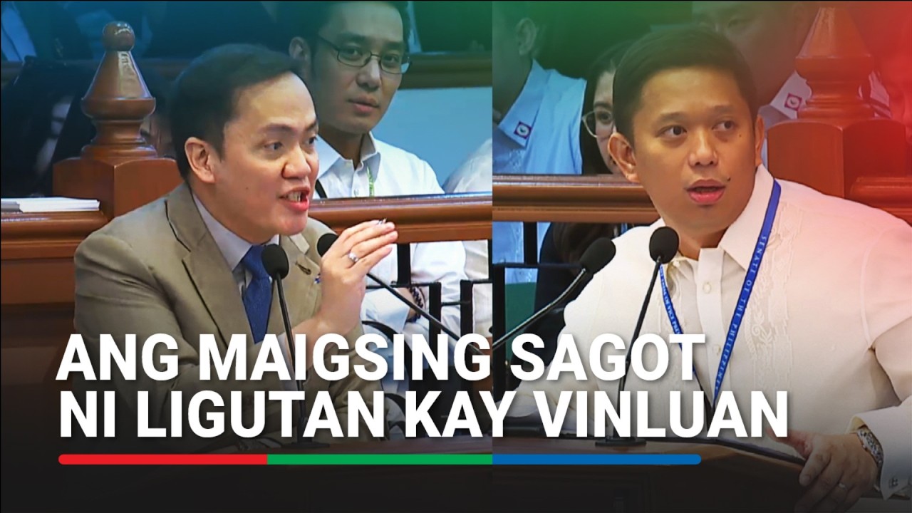 'Entitled to their own imagination': Ang maikling buwelta ni Ligutan kay Vinluan | ABS-CBN News