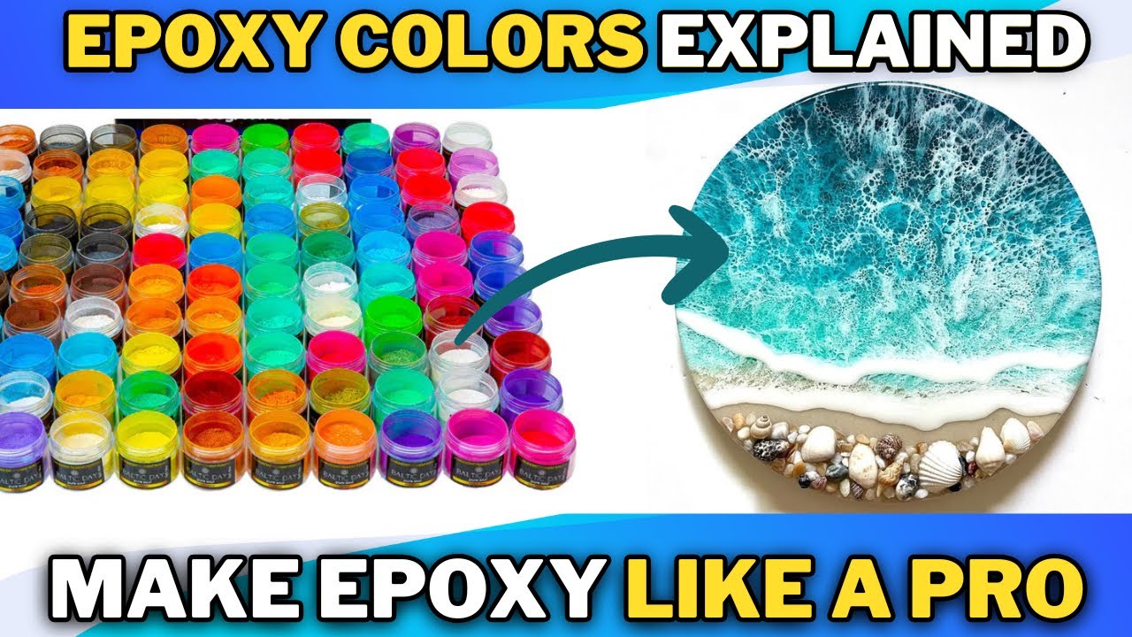 How to Use Epoxy Resin Color Pigments | How To Mix Epoxy Resin Colors