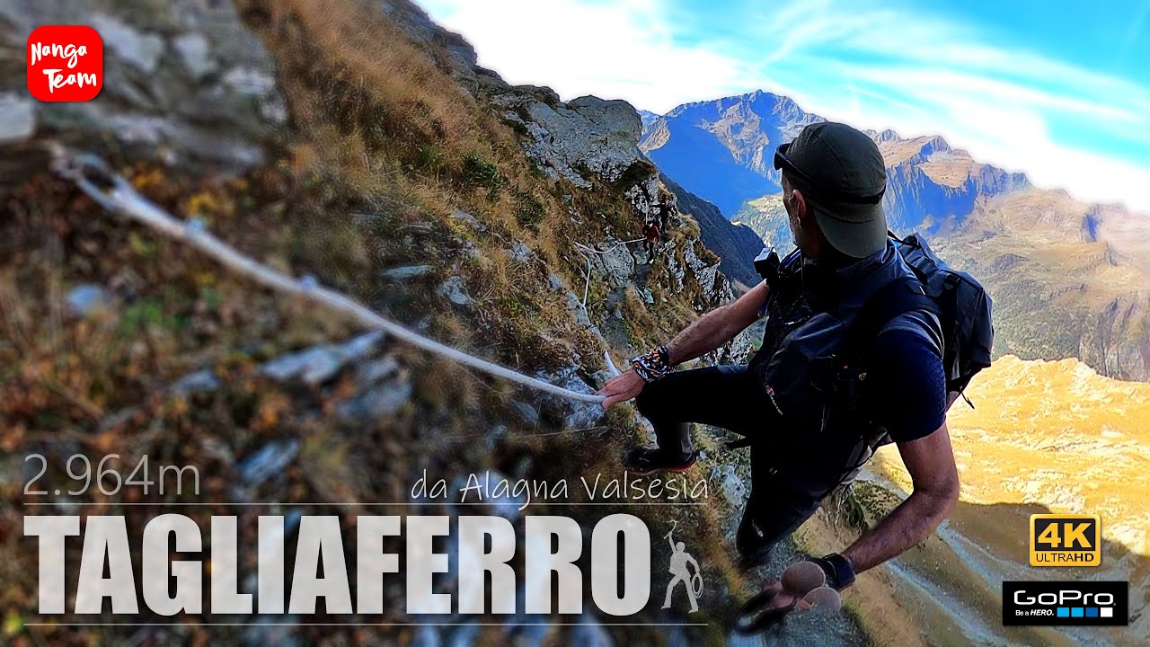 monte TAGLIAFERRO Valsesia, salita da Alagna per la Bocchetta della Moanda e traverso Dosso Grinner