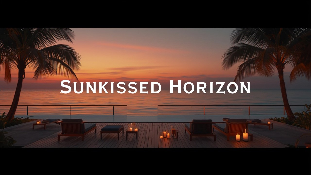 Sunkissed Horizon Relaxing Sunset Beach Lounge Instrumental Background Music