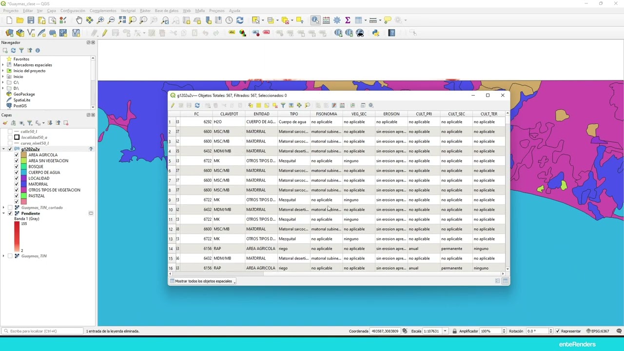 QGis para arquitectos | Rasterizar capa vectorial