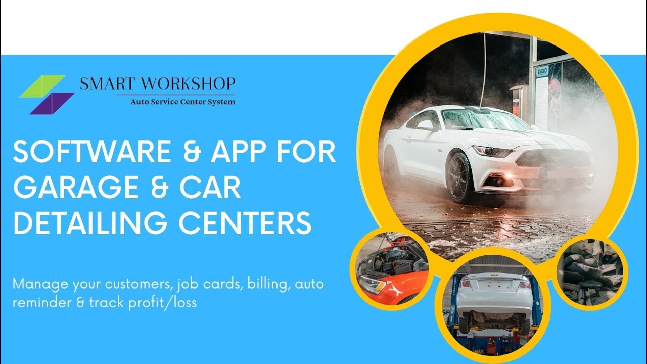 Automobile Workshops/garages Software & Mobile App - Smart Workshop  English