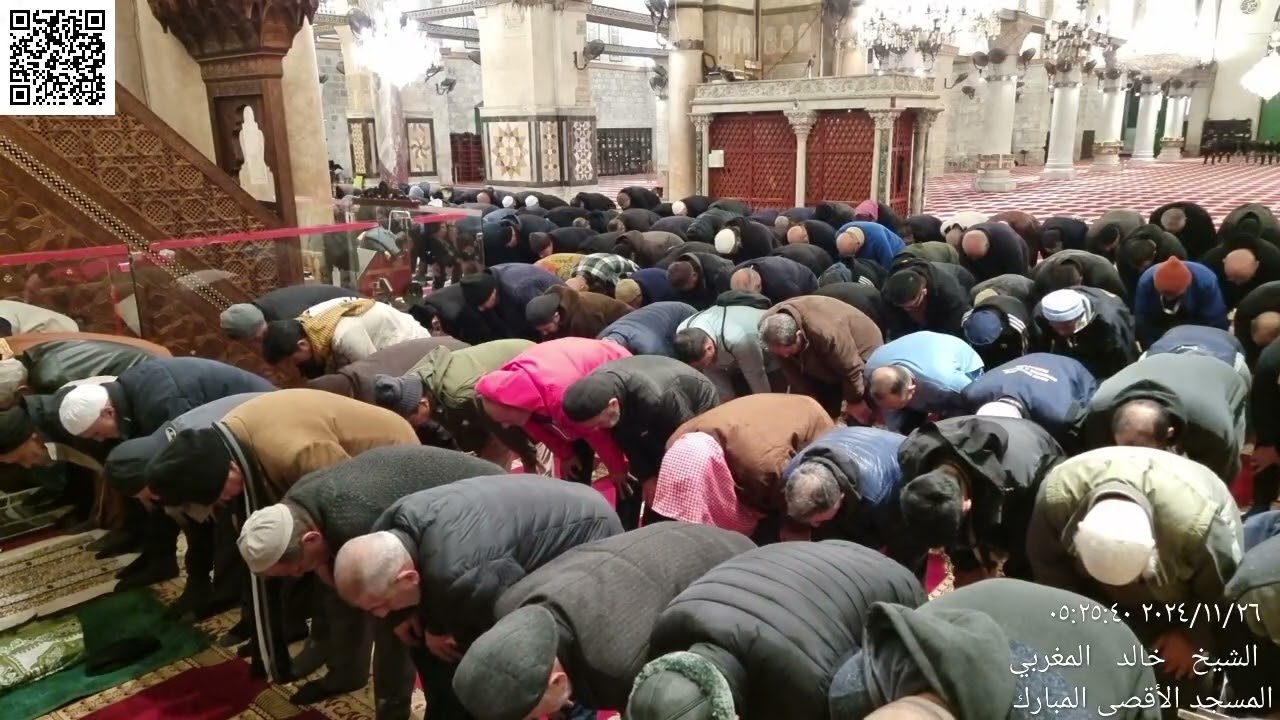 03 - صلاة الفجر للشيخ محمد العباسي من الأقصى - الثلاثاء 24 جمادي1 (5) 1446 - 26 تشرين2 (11) 2024م