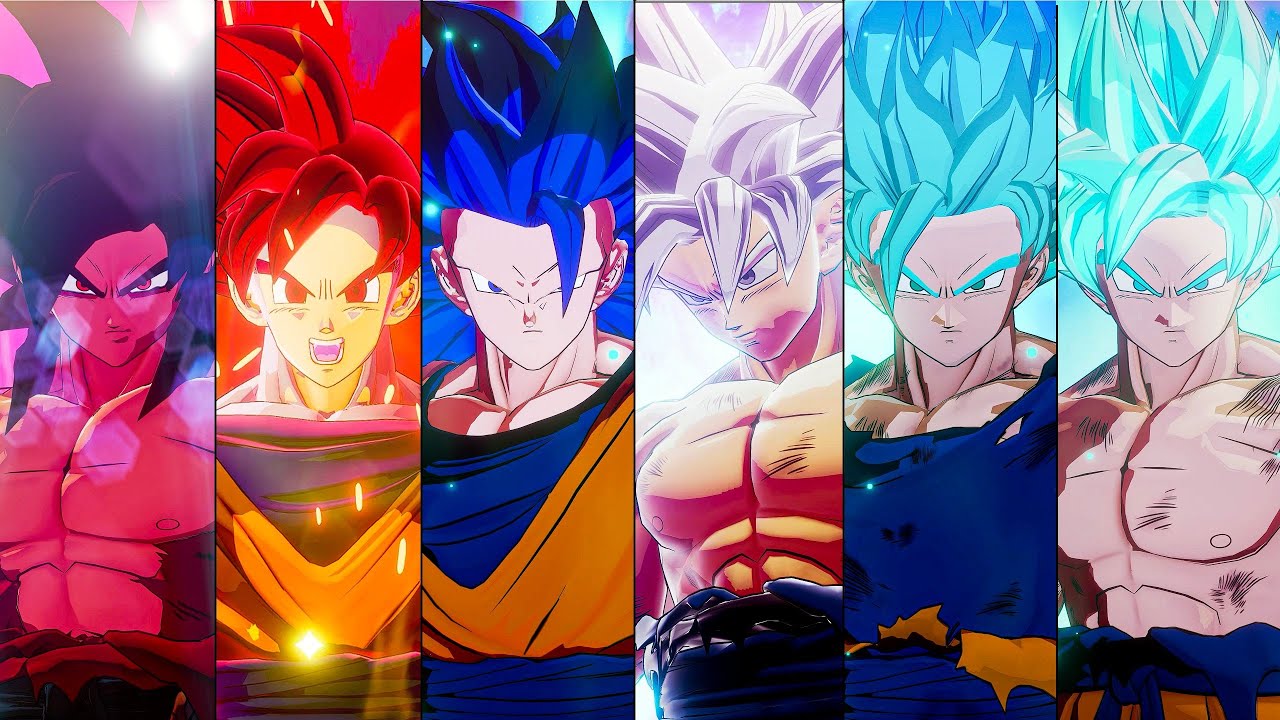 Dragon Ball Z: Kakarot - Goku All Transformations 