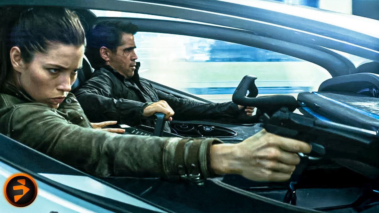 Insane Car Chase | TOTAL RECALL (2012)