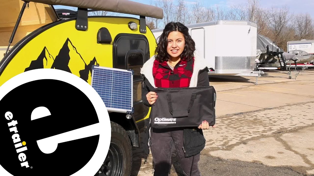 etrailer | Ultimate Overview of the OptiMate Solar Duo Portable Solar Panel with Controller