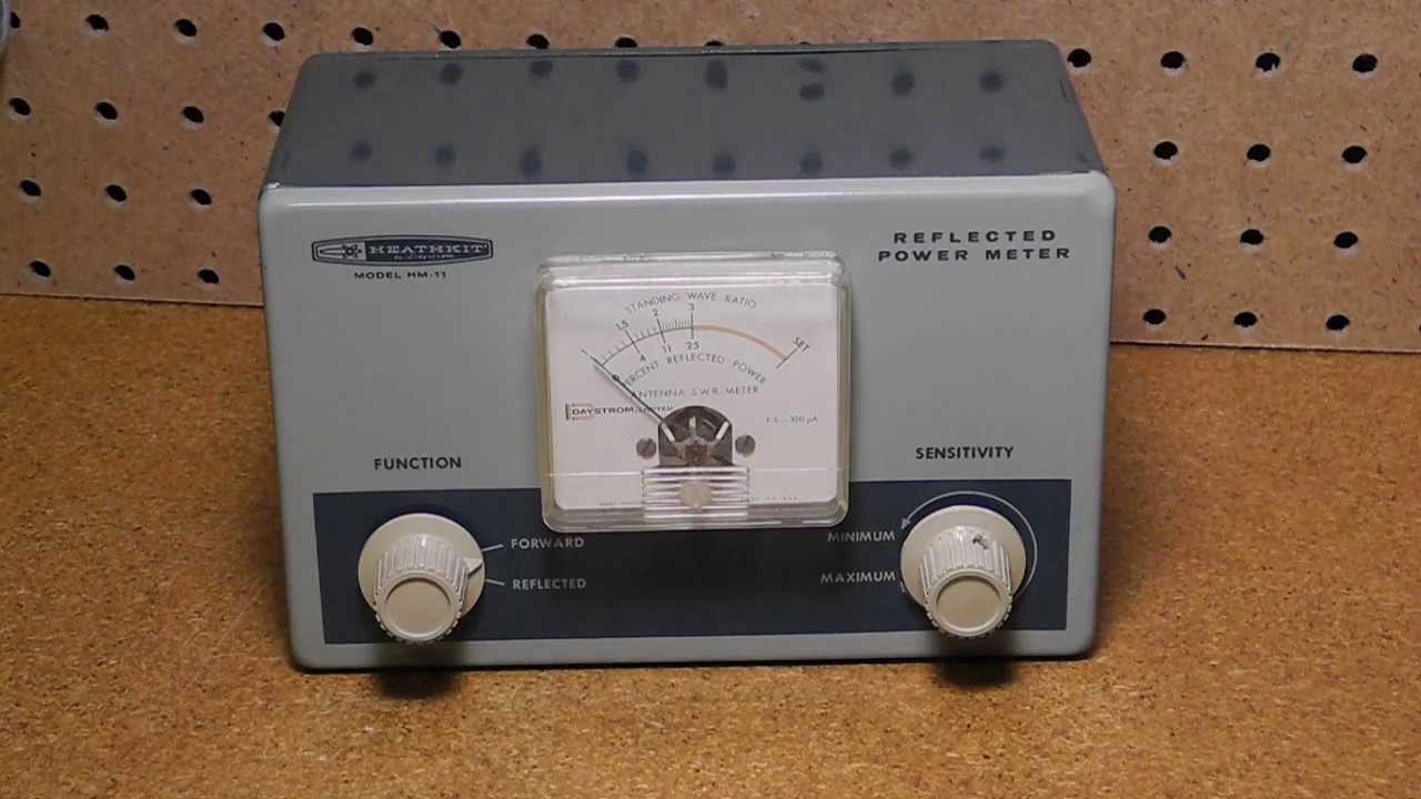 The Heathkit HM-11 Reflected Power Meter and SWR Bridge