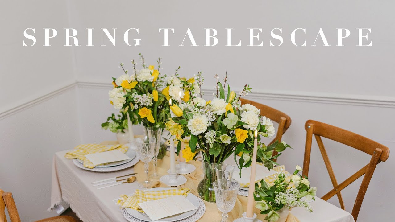 Spring Tablescape Design Ideas (2024) #spring #tablescape