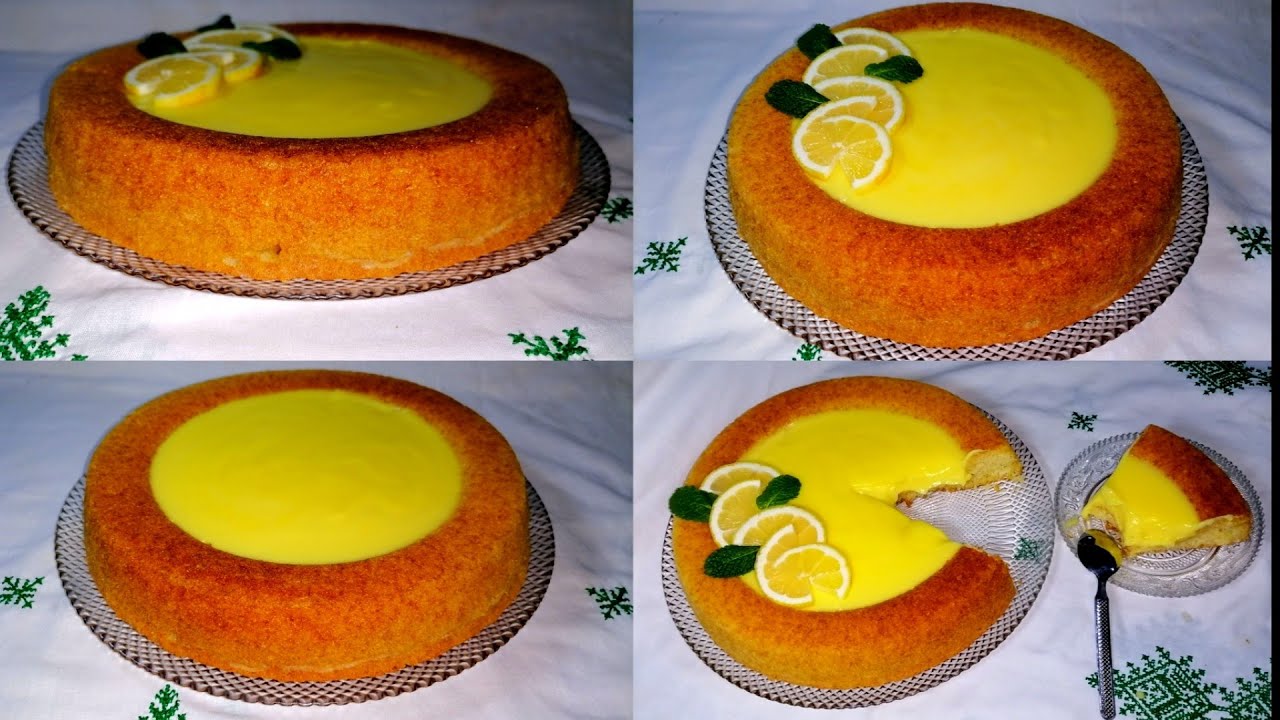 كيكة المول العجيب بكريمة الحامض 🍋لذيذة ومنعشة وبمكونات اقتصادية 👌
