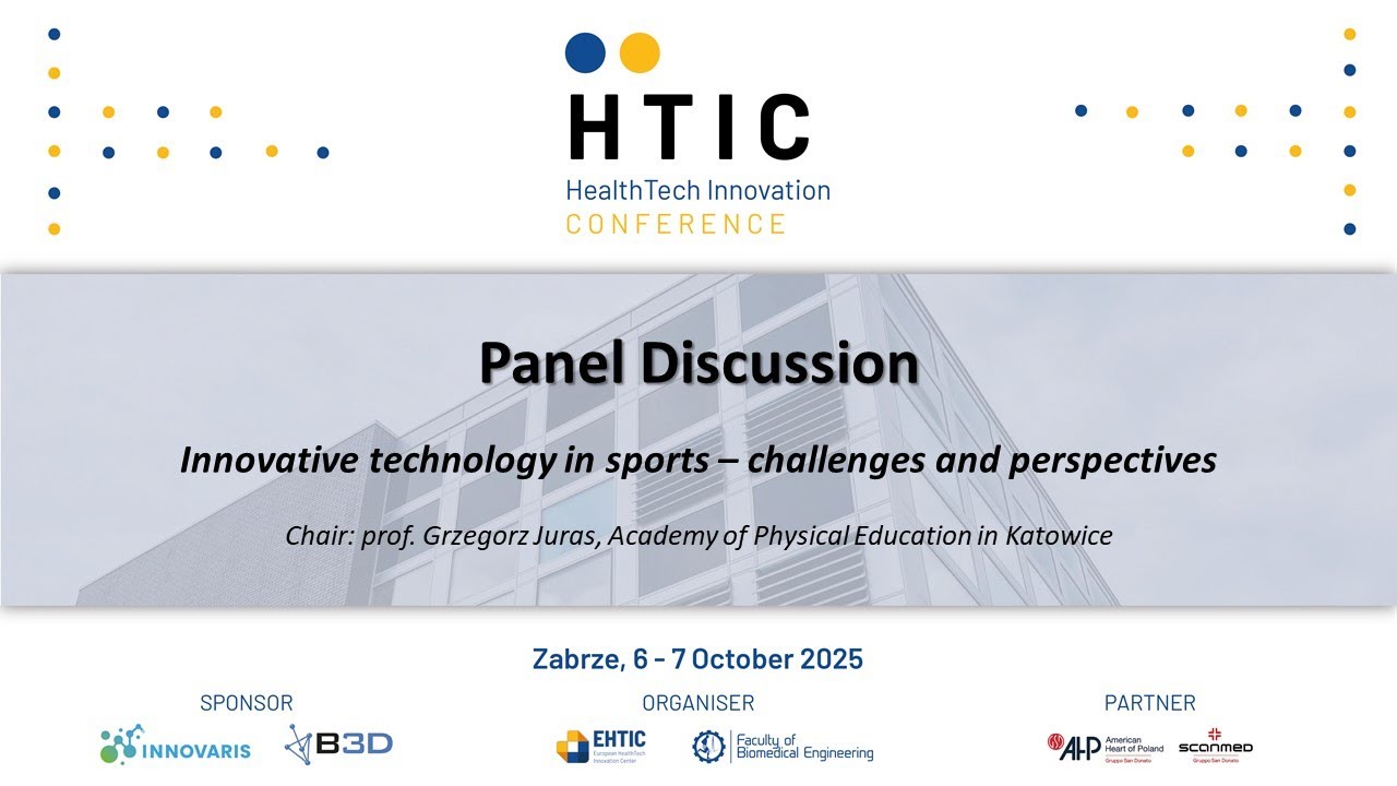HTIC 2025: Panel Discussion: Innovative technology in sports – challenges and perspectives