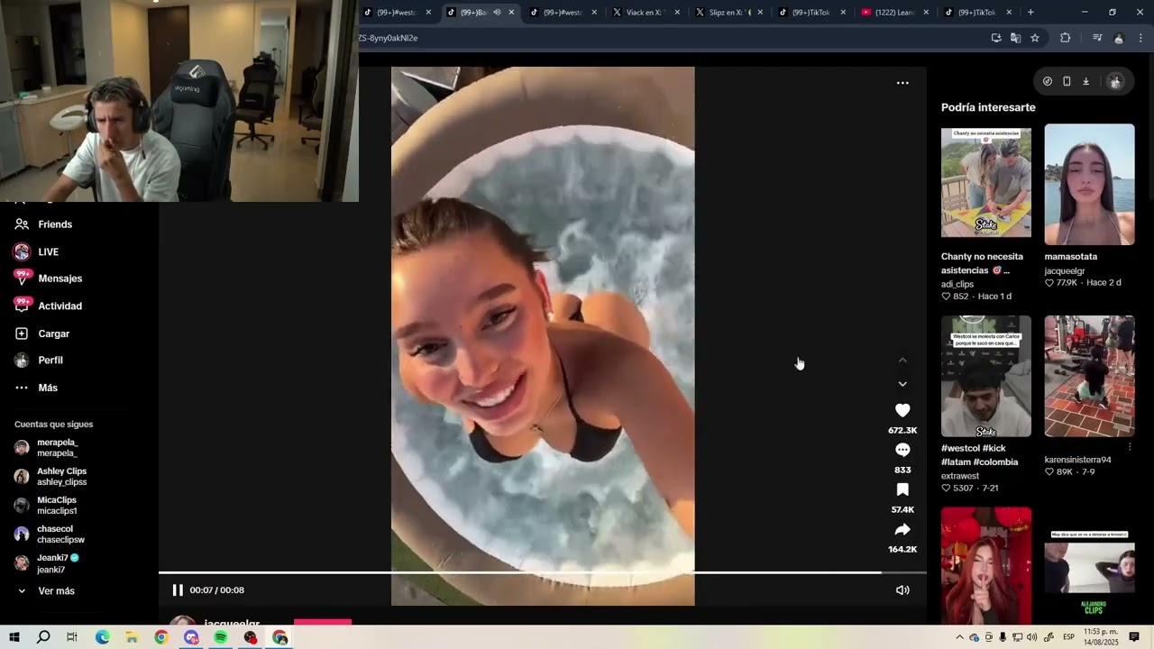 Alina Rose RESPONDE si le GUSTA WESTCOL!! Chanty reacciona a su respuesta