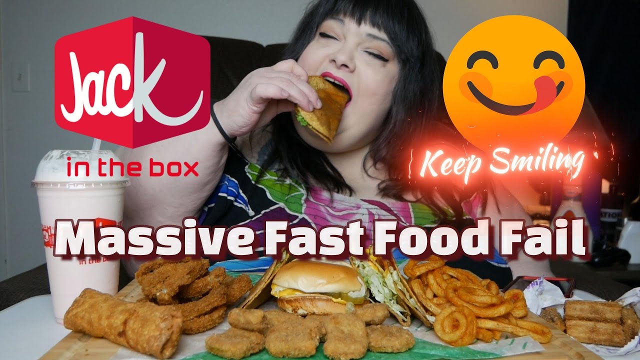 Massive Jack In The Box Mukbang Fast Food Fail